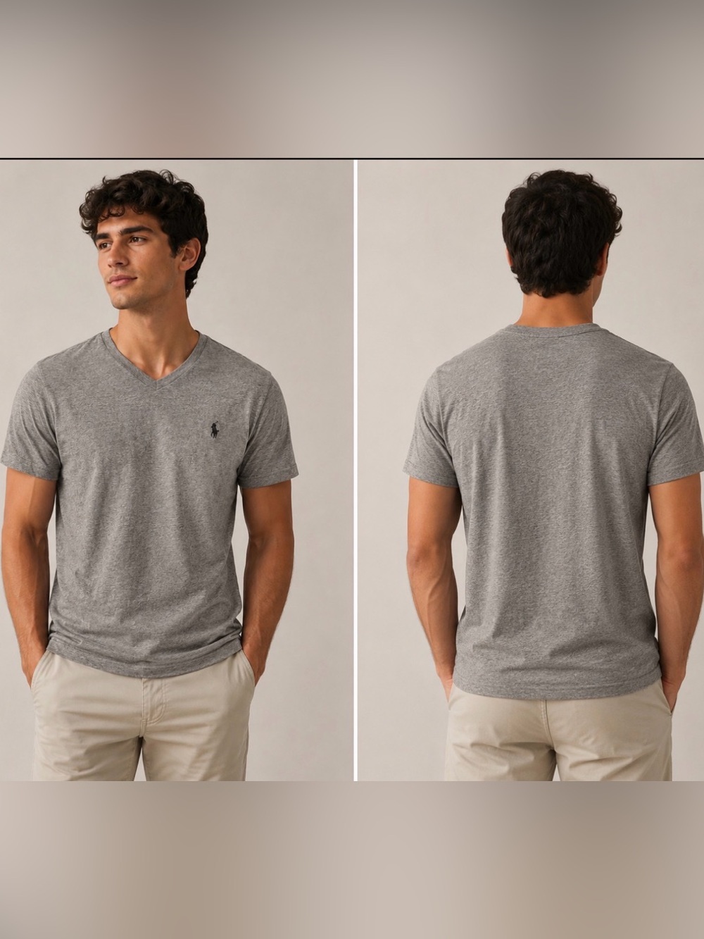 Polo by Ralph Lauren Men’s Royal Blue Preppy Slim Fit Short Sleeve Tee Large